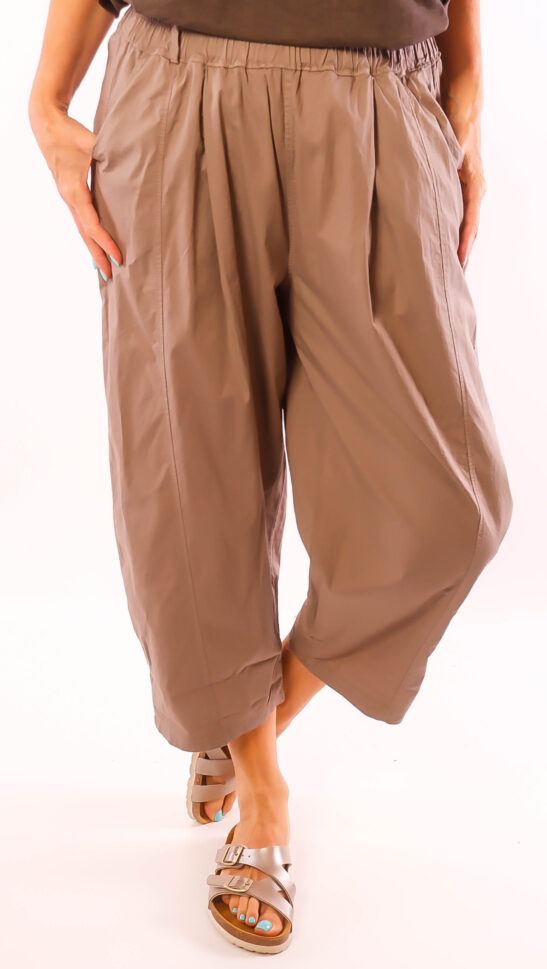 Hose "Mod583" taupe Einheitsgröße tragbar von 38-42