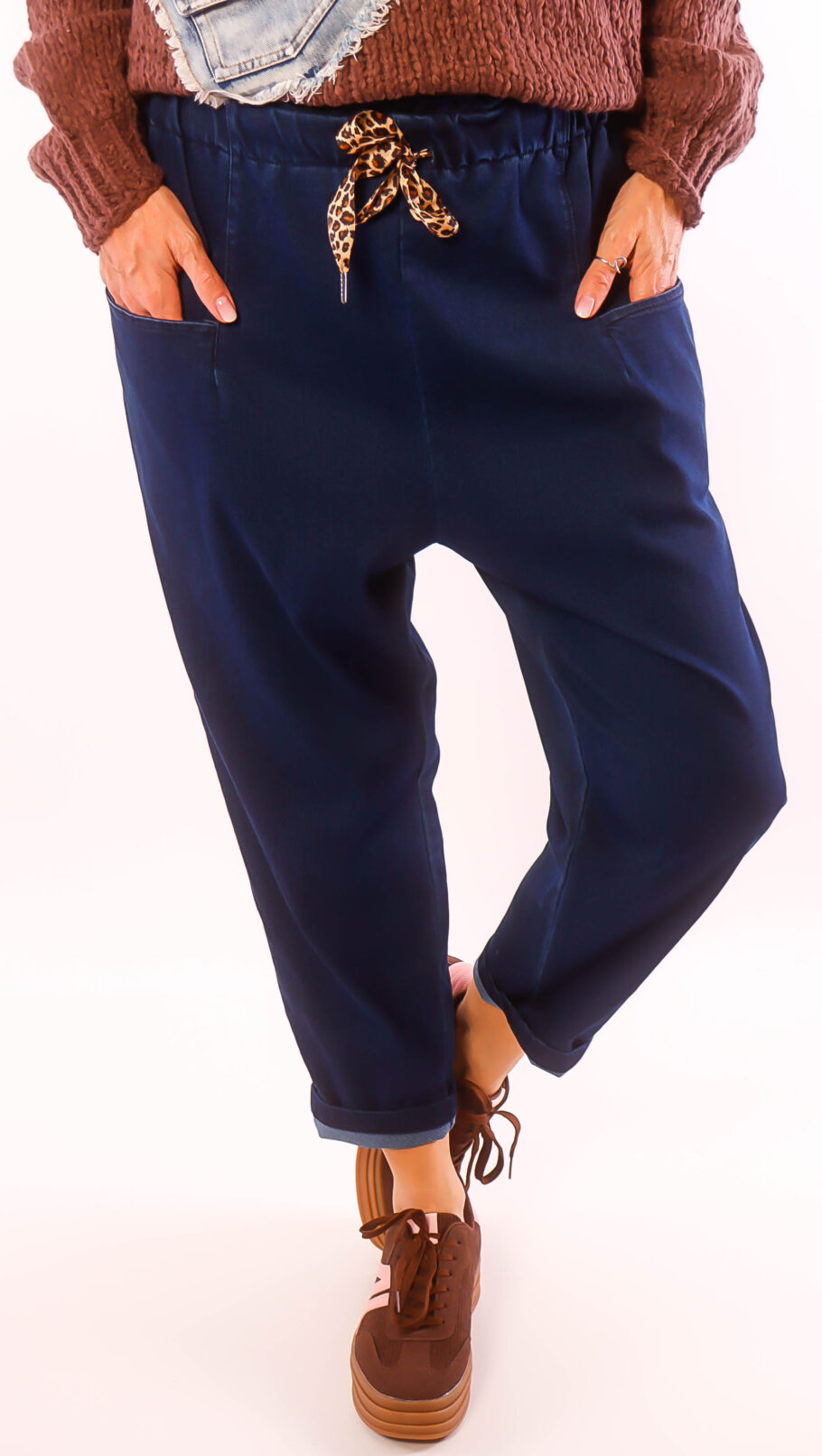 Hose "Mod100" blau Einheitsgröße tragbar von 38-42 – Bild 2